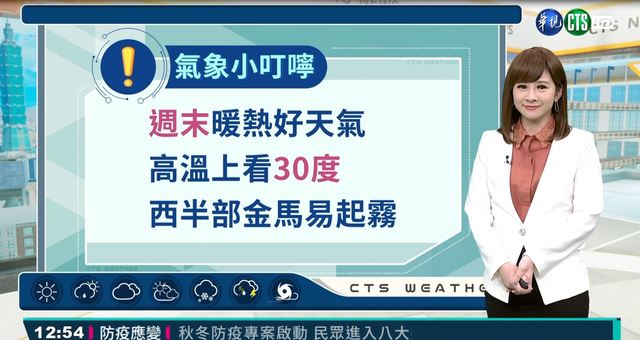 氣象天氣穩定到月底 週末會越來越熱