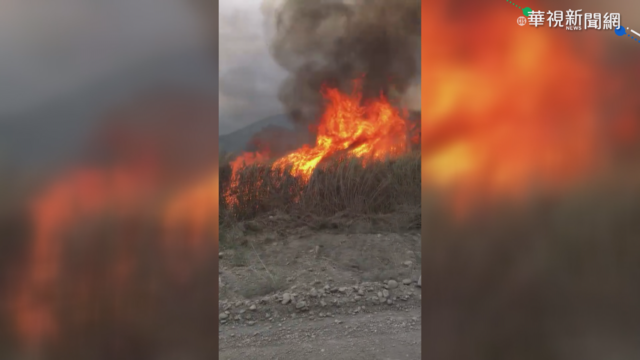 屏東堤防野草火 消防人力｢打火｣撲滅