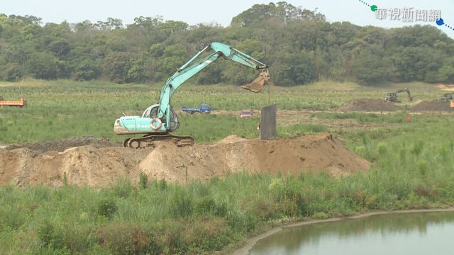 明德水庫蓄水量11.3% 國軍忙清淤