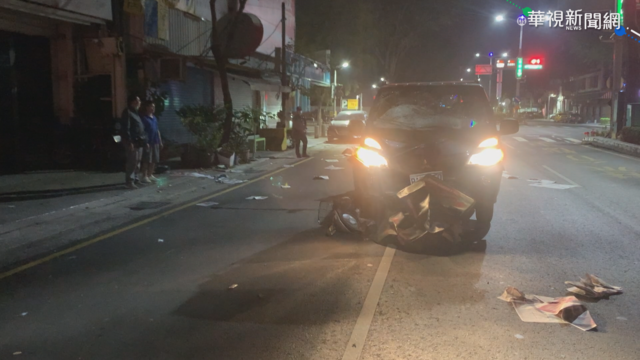 疑未兩段式左轉 送報騎士遭貨車撞亡