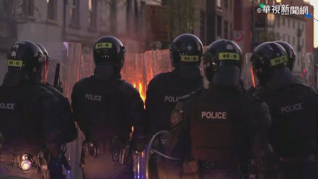 不滿脫歐後貿易談判 北愛爆警民衝突