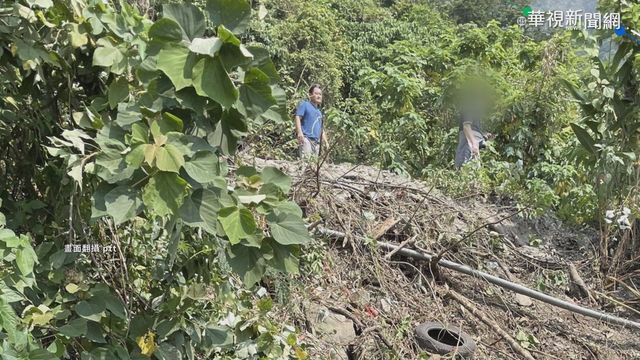 網友直擊! 李義祥疑察看現場後離開