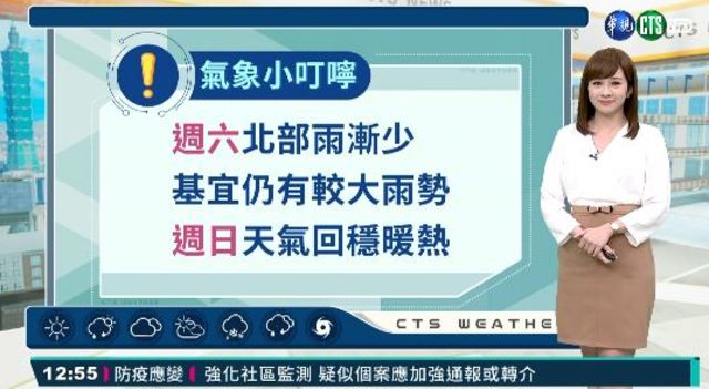 北東雨勢明顯 週日天氣好轉