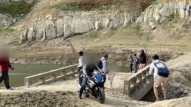 永和山水庫乾涸 庫底｢永安橋｣見天日