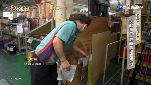 【華視台語新聞雜誌】大齡員工 翻轉職場競爭力 老有所用 青銀攜手