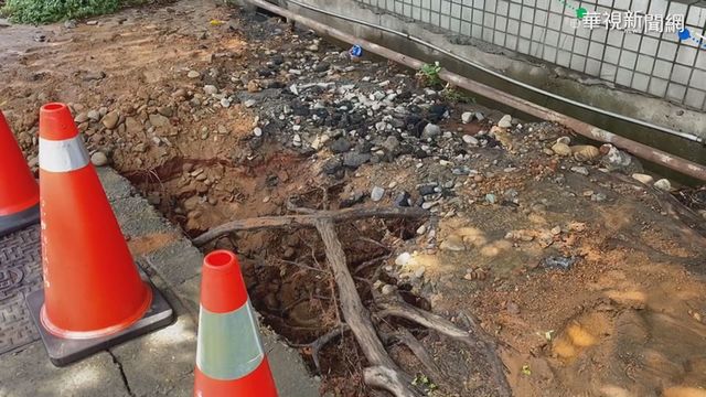 台中西屯水管爆管 浪費2小時水量