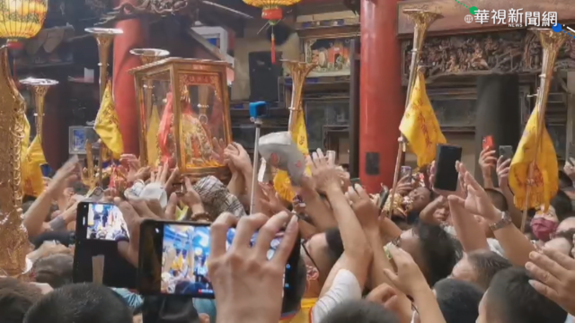 大甲媽遶境抵達嘉義 新港湧25萬信眾