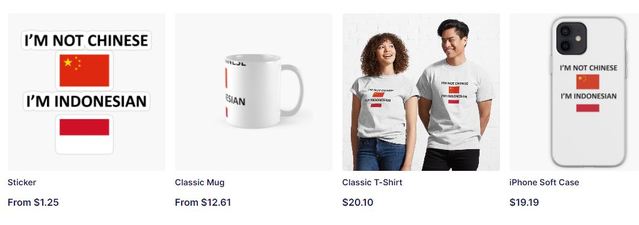 網站上有多款相關週邊商品。（翻攝自Redbubble）