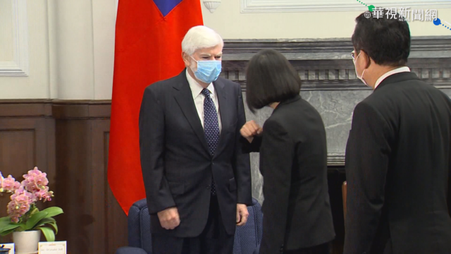 接見拜登特使 蔡英文盼重啟TIFA對話