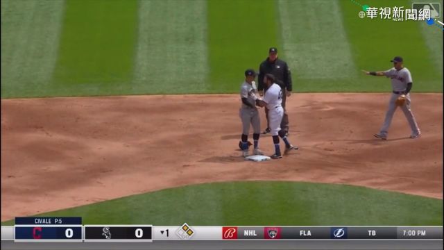 印地安人對戰白襪 雙方爆發口角衝突