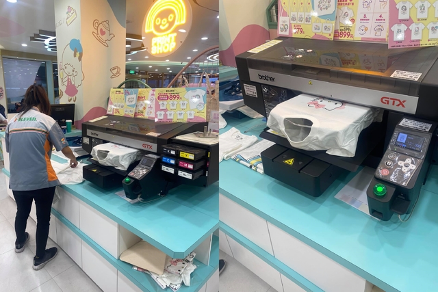 現做T恤也OK！超商店員技能再進化 他驚：太強了