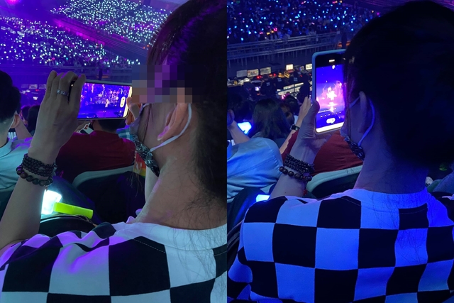 演唱會前排女拿手機「狂錄影」她傻眼：尊重規定很難？