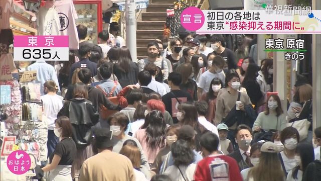 日4都府縣第3度緊急事態 持續至5/11
