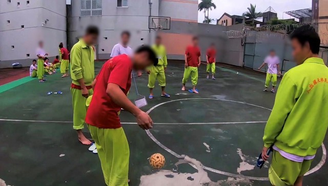 收容人在所內的日常狀況。(移民署提供)