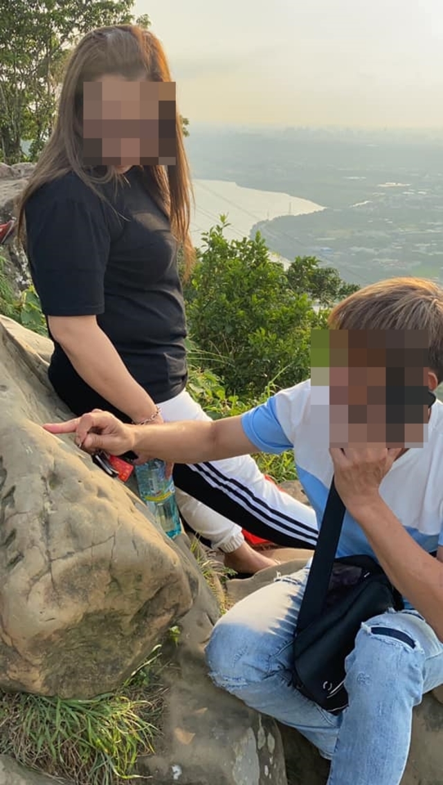 網友譴責民眾在石頭上刻字。（翻攝自臉書爆怨2公社）