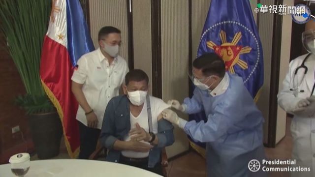 帶頭打! 杜特蒂直播打疫苗 喊感覺良好
