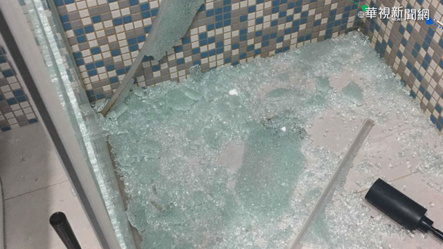 社宅浴室玻璃自爆 住戶嚇到不敢洗澡