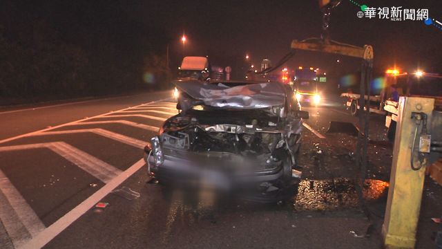 國道施工又遇車禍 2車追撞車流回堵!