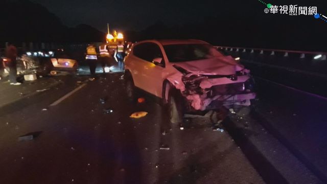 國3至少6車連環撞3人傷 一度回堵2公里