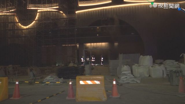 台中新建案火警 消防局摸黑找起火點