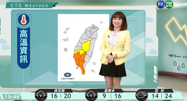 明6縣市高溫燈號 台南.高雄恐飆38度