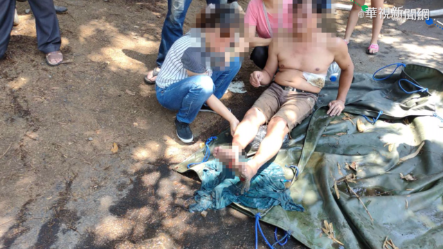 火攻滅蟻釀火燒山 2男遭火吻送醫