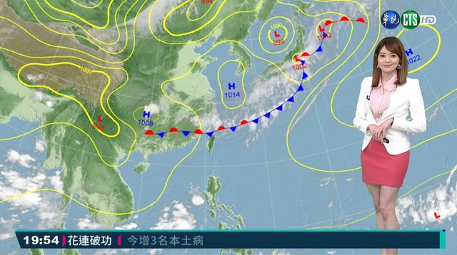 花東雲多偶陣雨 西部宜蘭天晴炎熱近山區午後雨