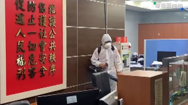 1警確診1警快篩陽 西門町派出所消毒