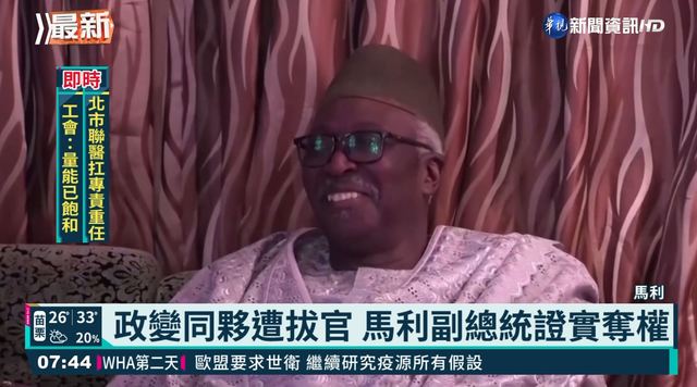 政變同夥遭拔官 馬利副總統證實奪權