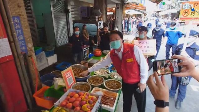 基隆南興市場重開張 林右昌視察防疫