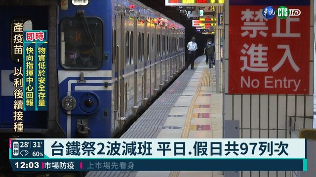 台北確診婦搭火車到台南 台鐵:已清消