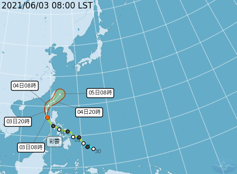（中央氣象局提供）。