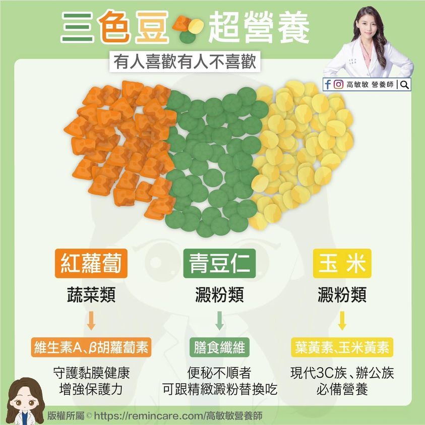 討厭三色豆嗎？ 營養師：營養超乎你想像