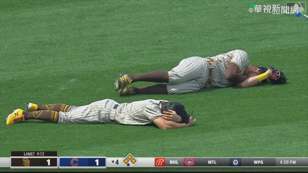 撞隊友不慎受傷 金河成忍痛完成守備!