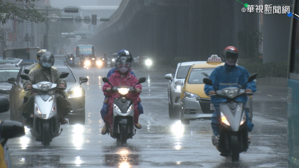 輕颱彩雲往南台前進 16縣市防豪大雨