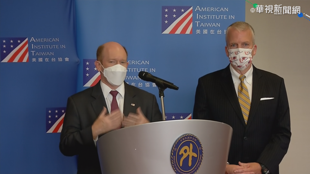 3美參議員來台 路透社:恐激怒中國