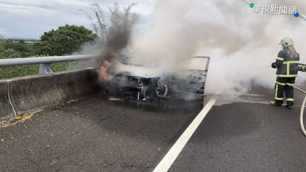 國3雲林路段火燒車 小隊長葬身火窟