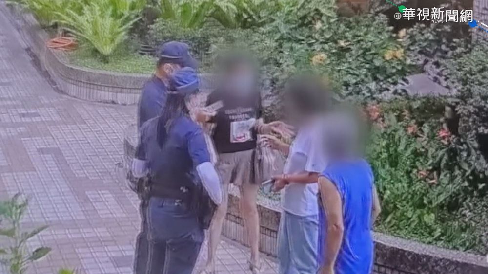 整理花圃拿下口罩 遭鄰居控訴起口角