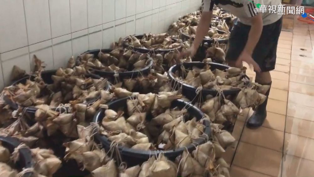 粽子老店買氣增 ! 廚房24小時運轉包粽