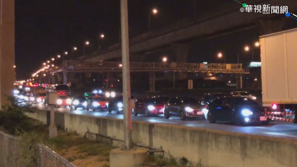 嚴格儀控匝道壅塞 通勤族下班困車陣