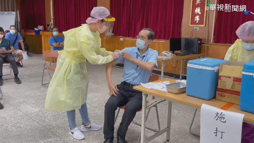 6/15警察節 澎湖.花蓮員警排隊打疫苗