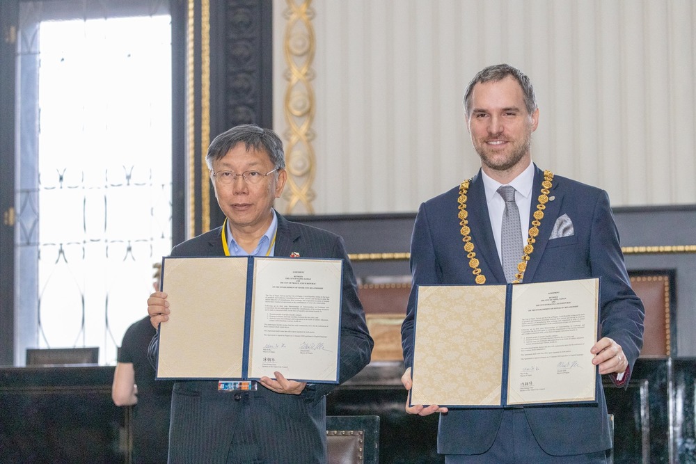 布拉格市長公開信曝光 柯文哲：無比溫暖