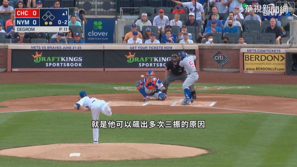 短暫回歸!大都會deGrom投3局肩痠退場