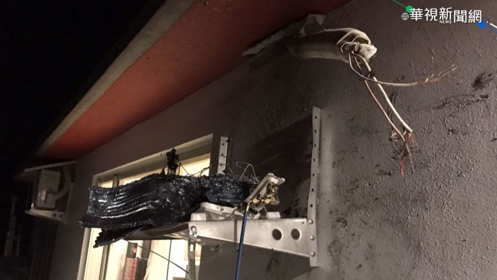 安裝冷氣突爆炸 工人臉炸傷送醫急救