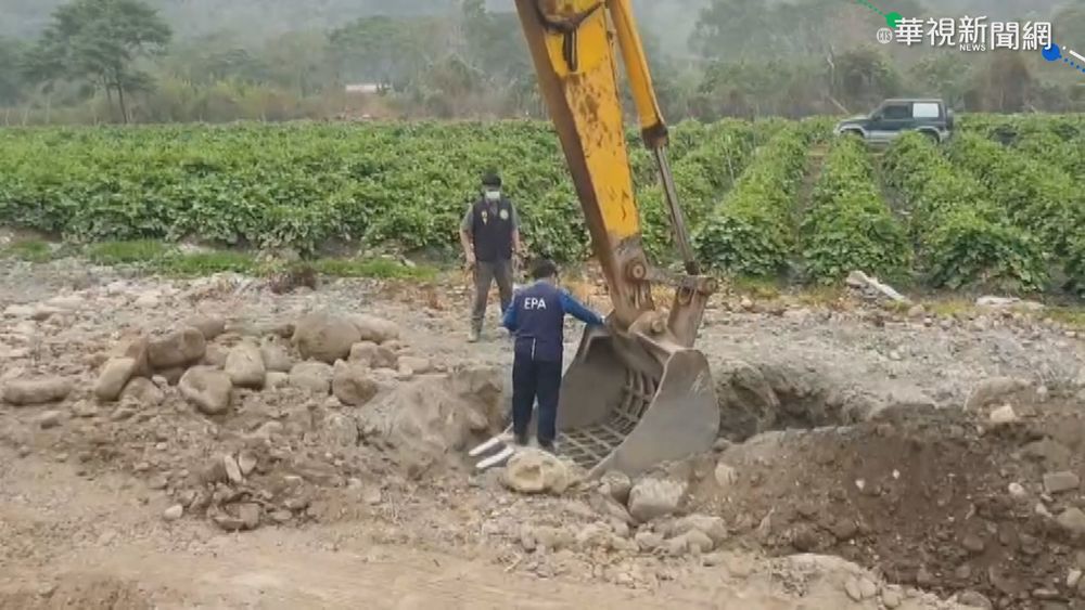 檢警用無人機蒐證 破六龜盜採砂石案