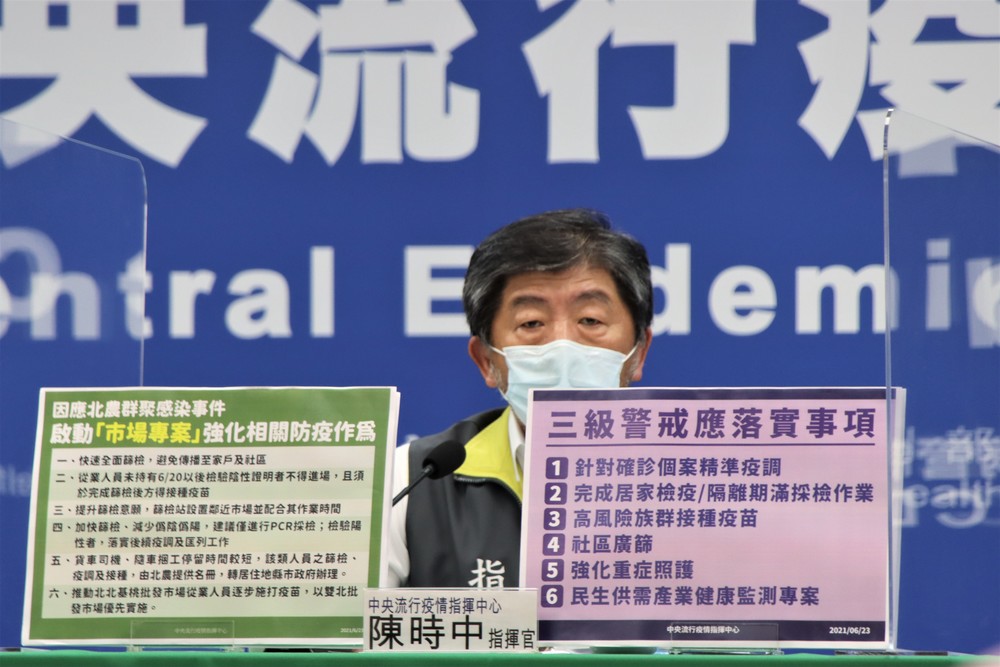 警戒延長與北農群聚有關？陳時中：無直接關係 但在考慮內