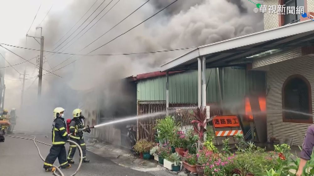 台東透天厝起火 鄰居聞燒焦味急報警