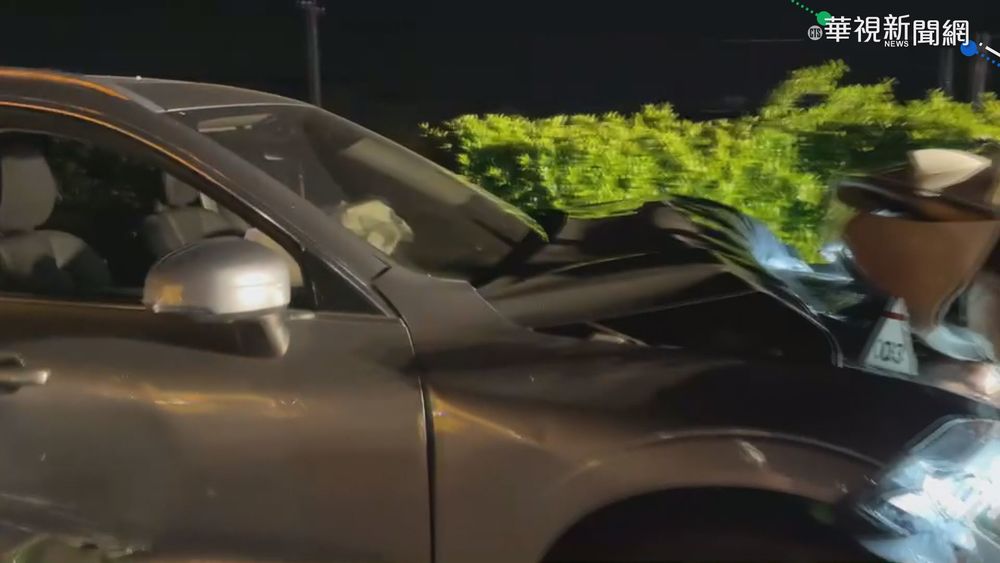 深夜爆胎卡國道! 白車遭2車追撞2死
