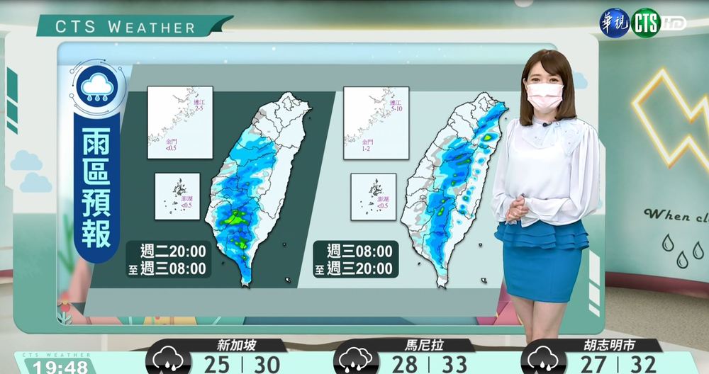 明局部短暫陣雨 東南部地區注意焚風