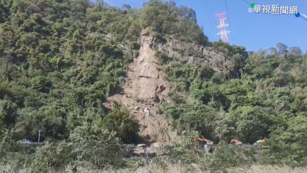 連日大雨釀落石 大湖鄉重要道路中斷